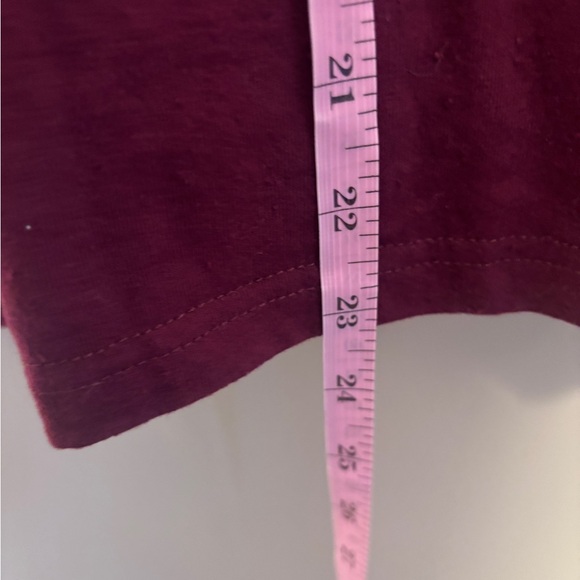 Jackson Rowe Women's Deep Red Button Tee - Picture 8 of 8